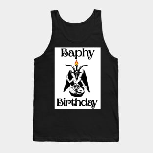 Satanic Birthday Card Tank Top